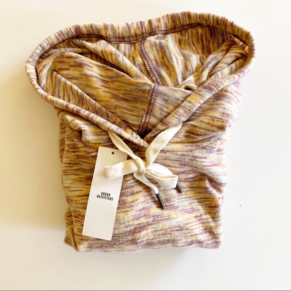 NEW Urban Outfitters Fleece Cropped Hoodie Sweatshirt Small - Picture 7 of 7